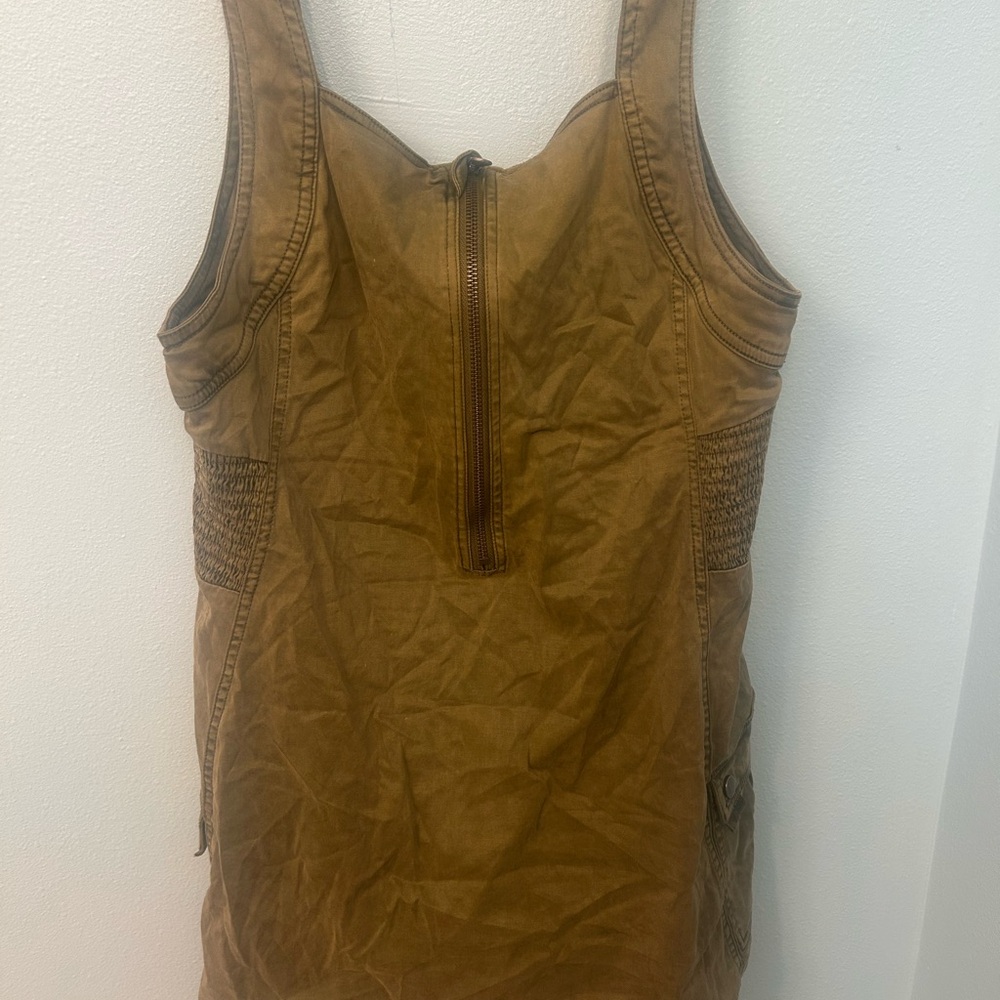 Free People Brown Sleeveless Dress